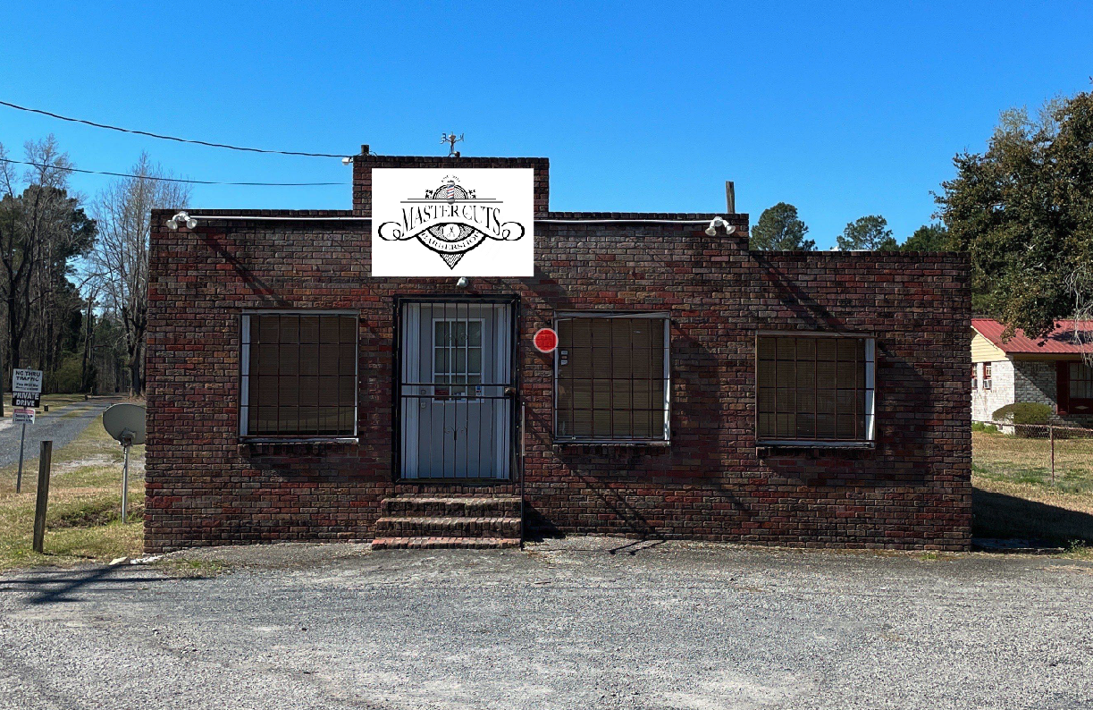 The Master Cuts shopfront on State Rd